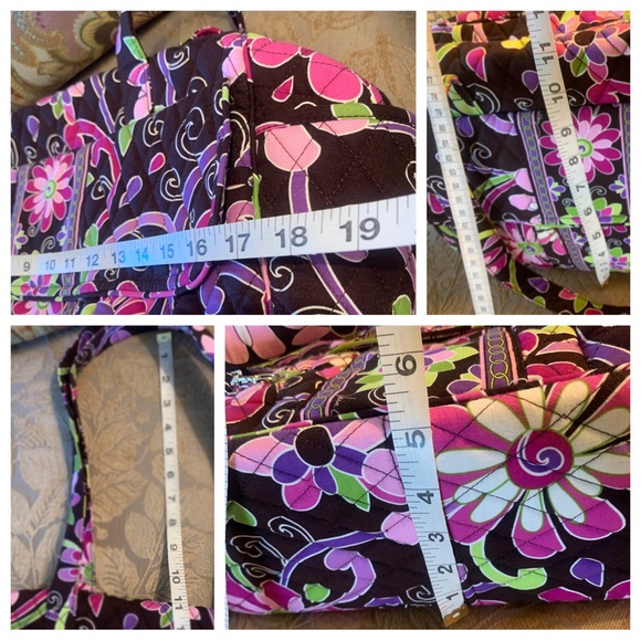 Vera Bradley Cotton Weekender; Shoulder, Satchel, Duffel, Travel,… - Picture 4 of 12